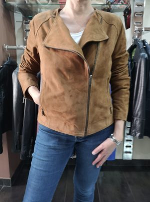CAZADORA ROQUERA DE ANTE TALLA 44