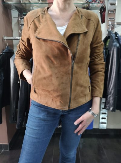 CAZADORA ROQUERA DE ANTE TALLA 44