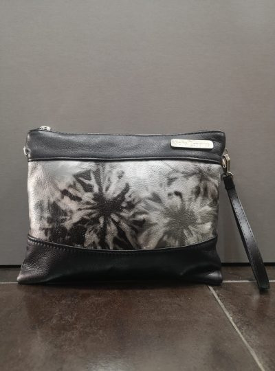 BOLSO DE MANO Y COLGAR DE PIEL COMBINADO